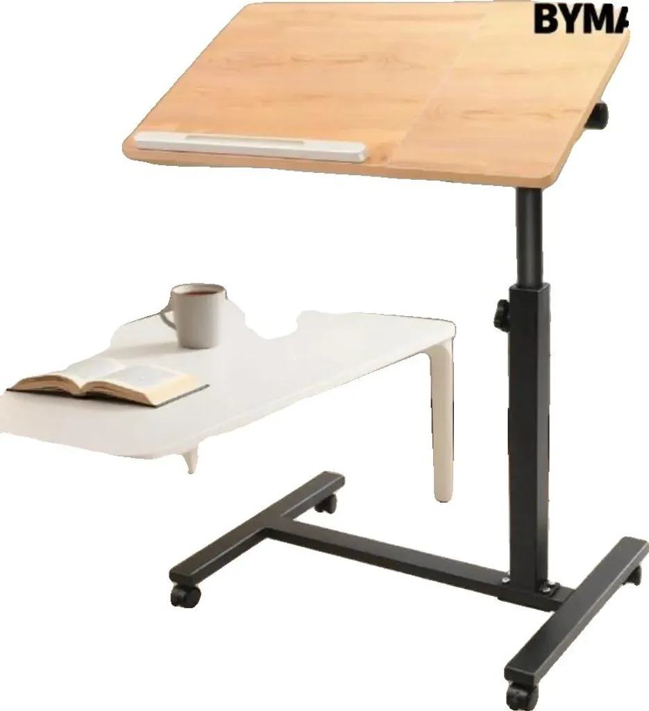 Bureau ergonomique pour soulager le dos avec plateau mobile rotatif 360