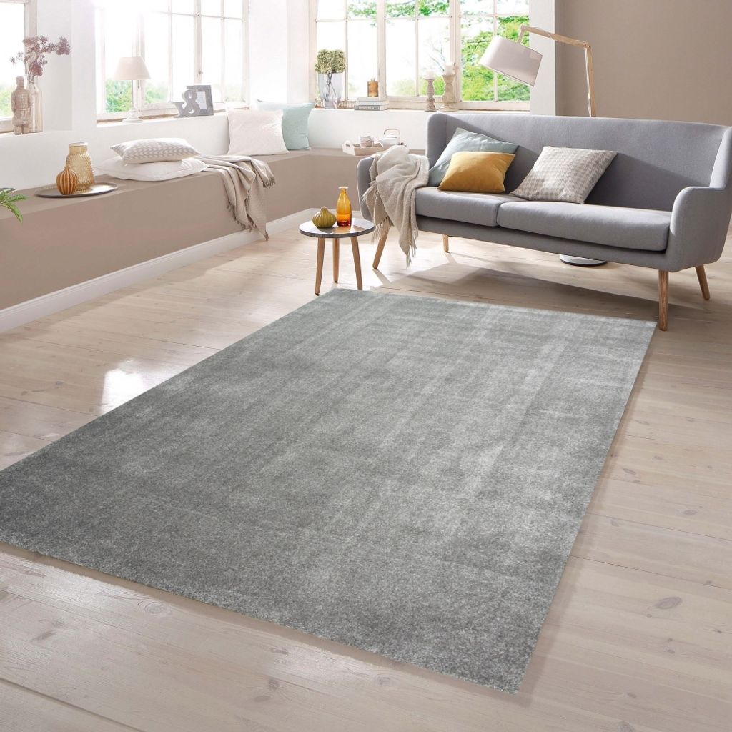 Teppich Anthrazit pflegeleicht robust Größe - 200 x 290 cm