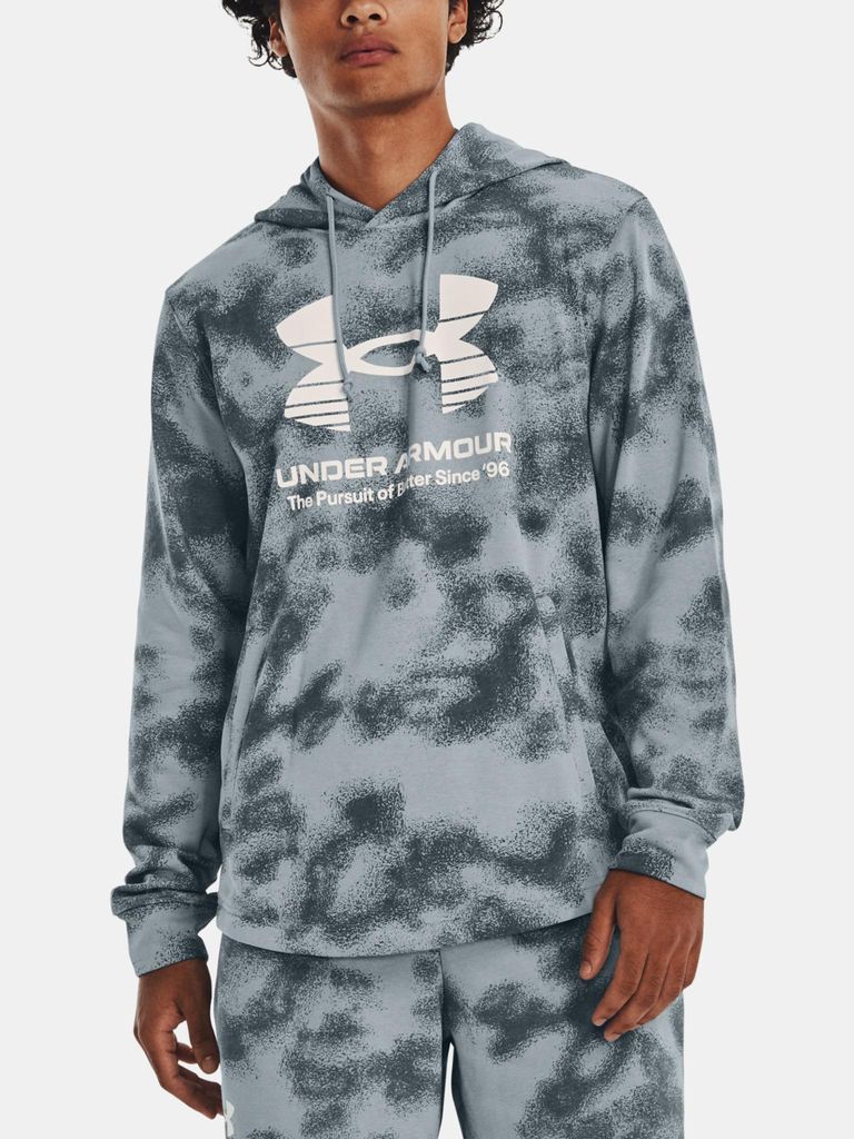 Under Armour Ua Rival Terry Novelty Hoodie HD-Blau 1377185-465__LG