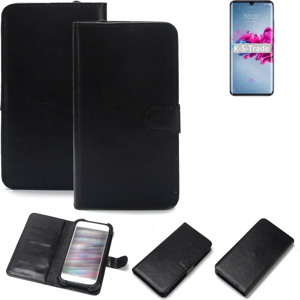 K-S-Trade Handyhülle Schutzhülle kompatibel mit ZTE Axon 11 5G Handy Schutz Hülle Handyhülle Bumper schwarz 1x