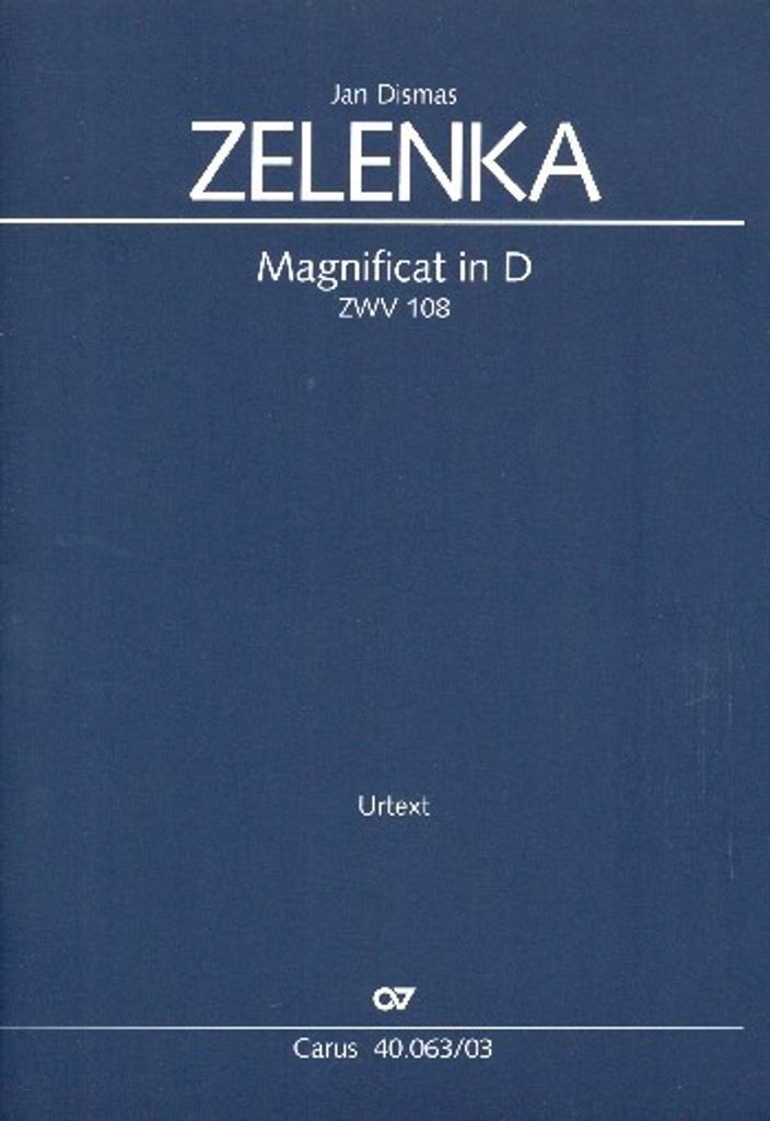 Magnificat in D ZWV108 für Soli, gem Chor und Orchester Klavierauszug