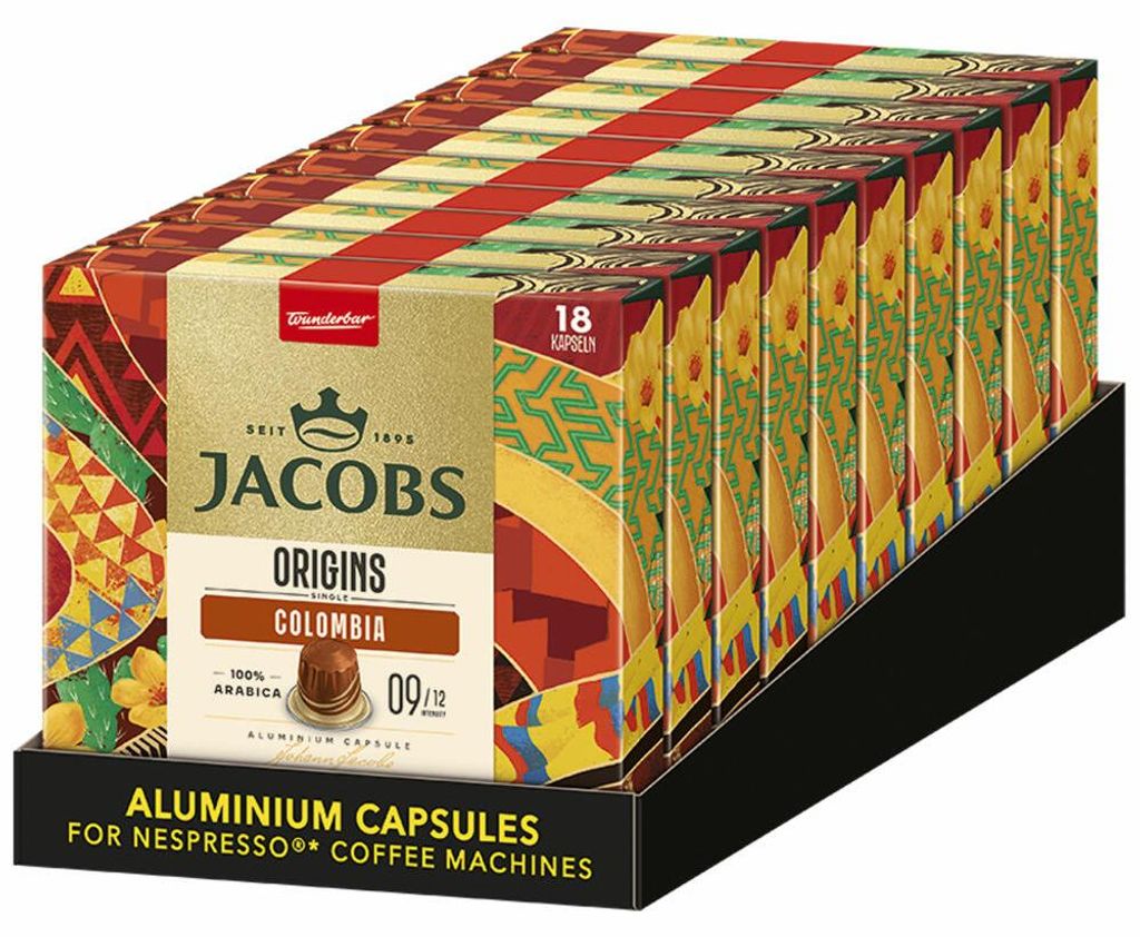 Jacobs Origins 9 Colombia, Kaffeekapseln, Nespresso Immagine del prodotto 