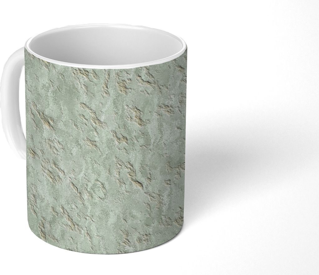 MuchoWow Tasse Kaffeetasse Kaffeebecher 350 ml Gips - Struktur - Muster Teetasse - Fototasse - Becher - Keramikbecher - Teebecher - Kaffeetasse -...