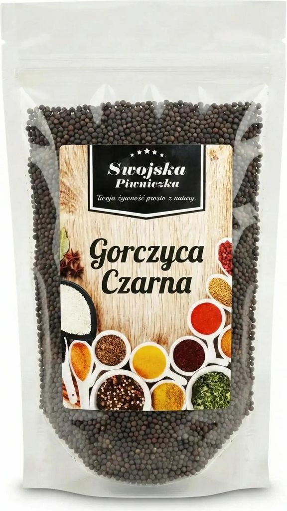 Gorczyca CZARNA 1kg Swojska Piwniczka