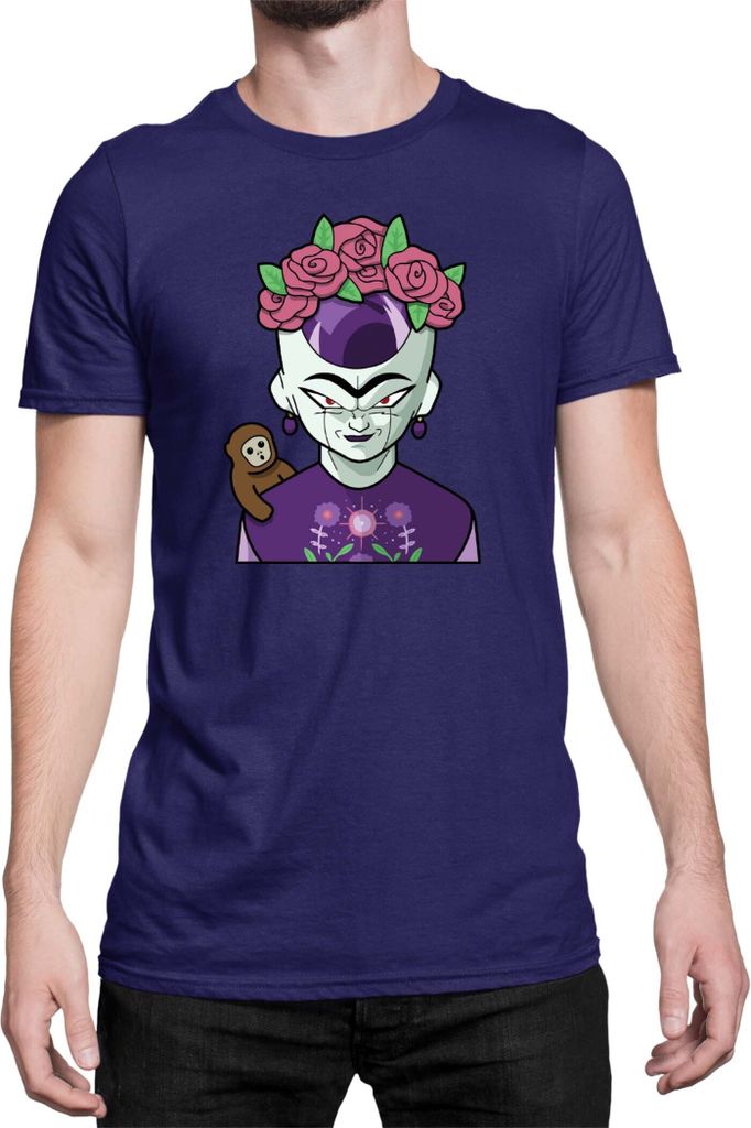 Herren T-Shirt Dragon Anime Manga Ball Z Frieza 03, Man 3XL / Dunkelblau