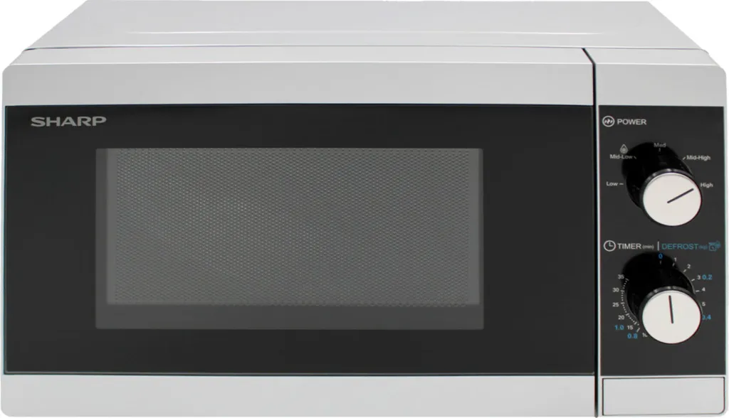 Micro-ondes Sharp 800W avec 5 Niveaux de Puissance et Plateau 25cm