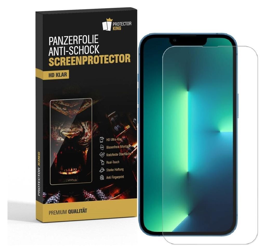 4x Panzerfolie für iPhone 13 Mini ANTI-SCHOCK Displayschutz Produktbild 