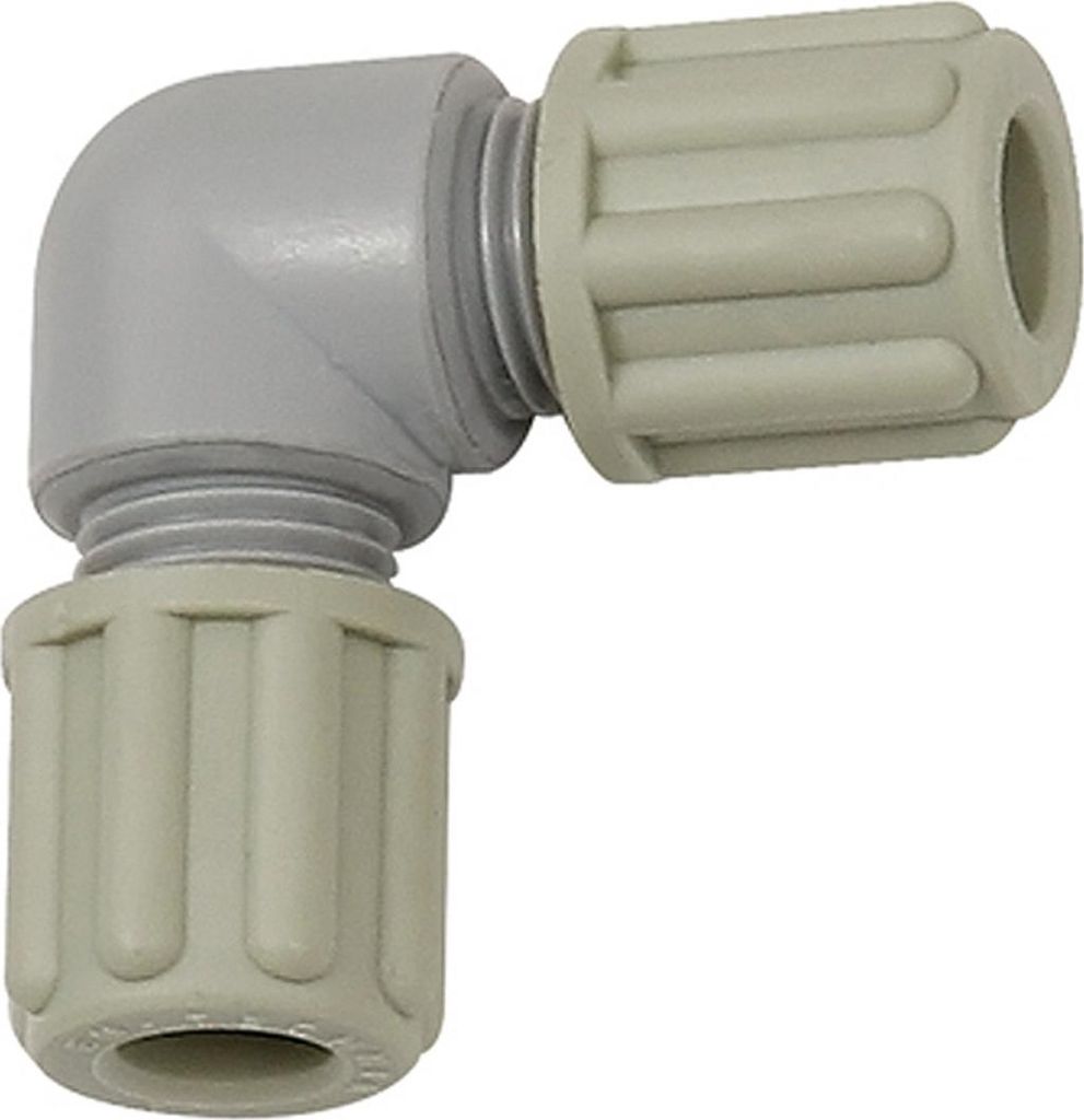 Riegler Winkel-Schlauchverbindung, für Schlauch 6/8 mm, PA