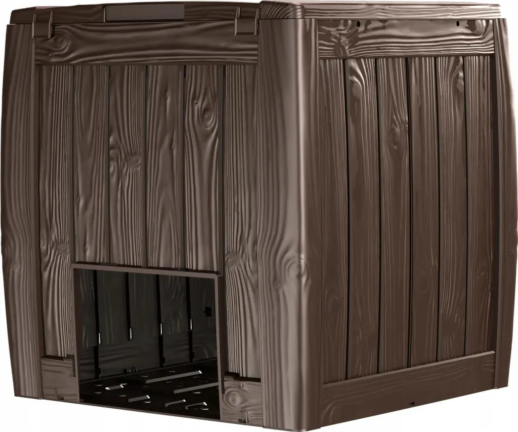 Composteur 340 Litres avec socle anti-nuisibles - Finition Bronze mat