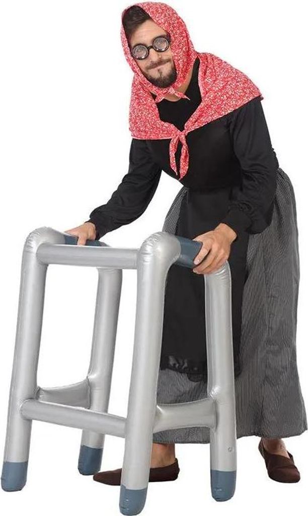 Atosa Aufblasbarer Witzwanderer Grau Grau One Size