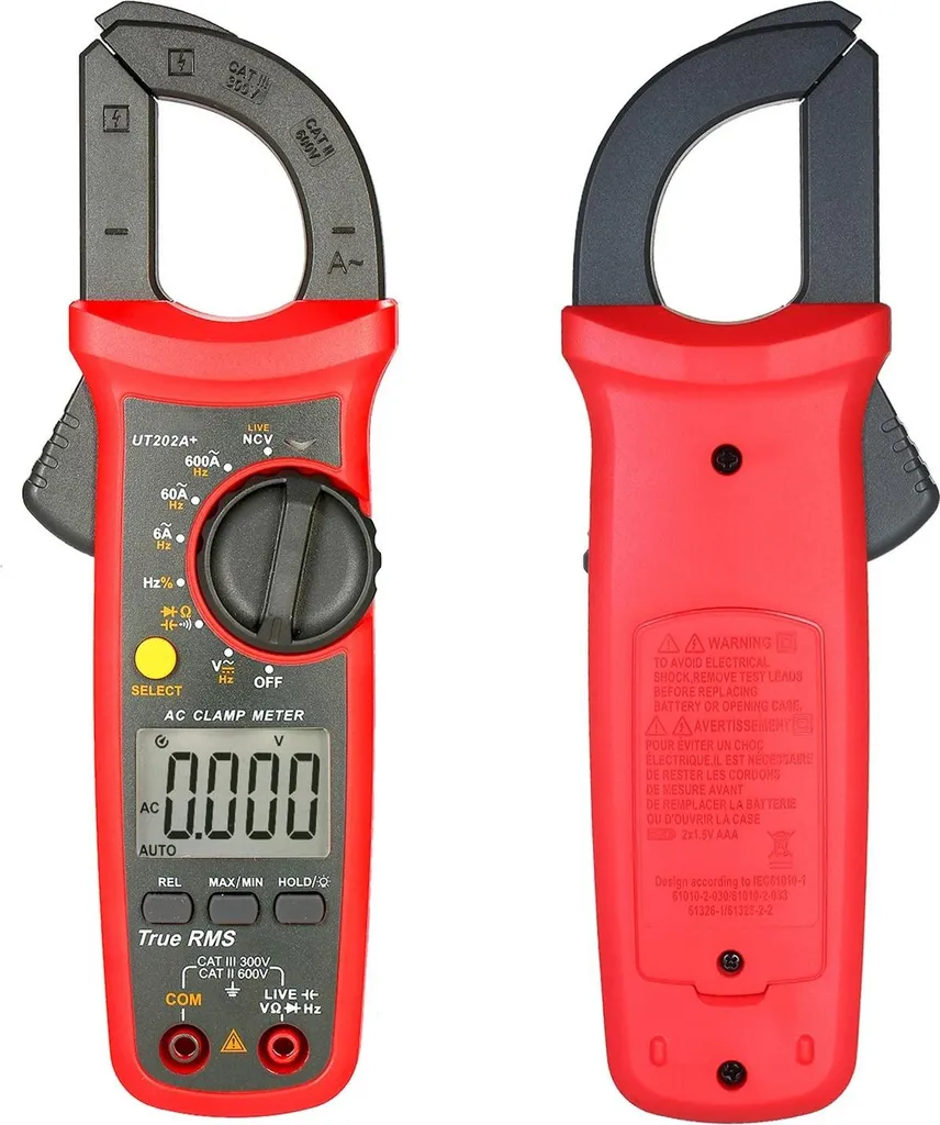 Détectez les pannes électriques avec ce Multimètre à pince TRMS 6000 pts
