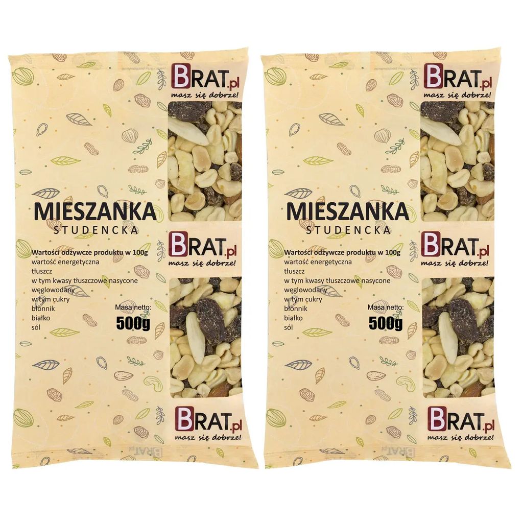 Študentská zmes 1kg (2x500g) Obrázok produktu 
