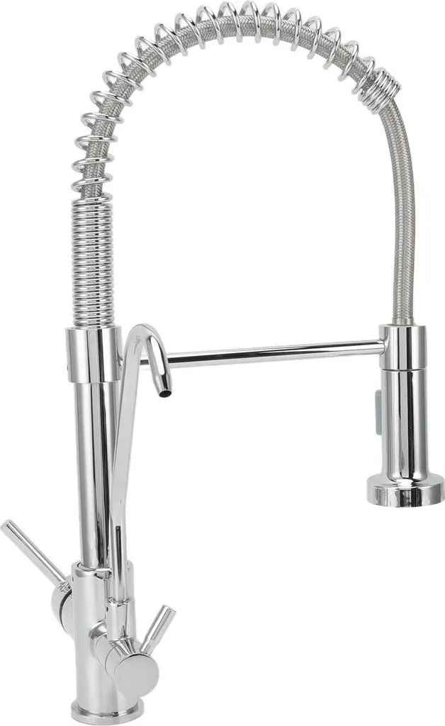 Robinet de Cuisine Anti-Fuite en Cuivre G1/2 avec Filtre à Eau Direct