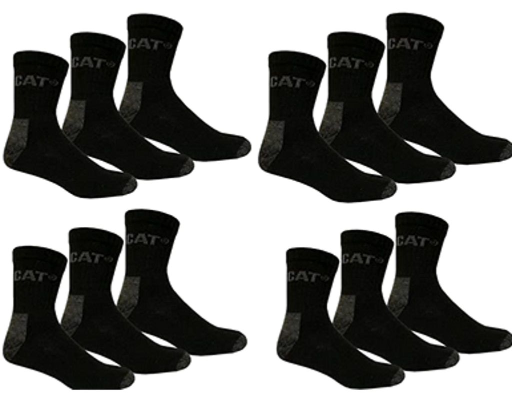 Caterpillar 12 Paar Socken Work Quater Socks Arbeitssocken Produktbild 