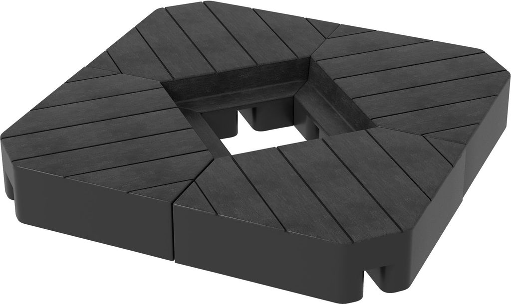 Outsunny Sonnenschirmständer 4-teilig Schirmgewicht Produktbild 