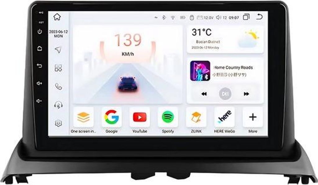 Autoradio mit Bluetooth und CarPlay für Renault Clio 2 (2000–2012) – Kompatibel mit Apple und Android – Stereoanlage – Navigationssystem ...