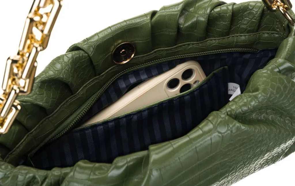 Sac de ville 282484 Khaki Croco : l'accessoire idéal pour le travail