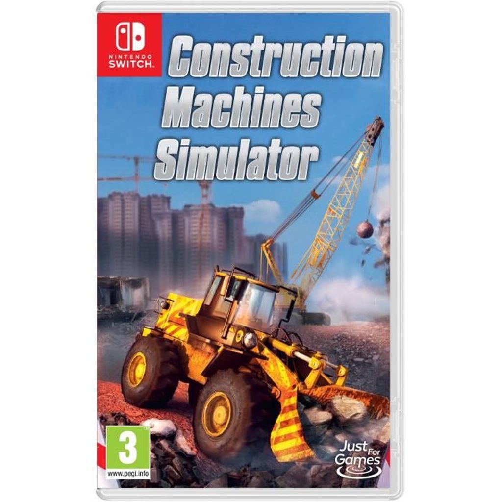 Just for Games Construction Machines Simulator, Nintendo Switch, E (Jeder), Physische Medien