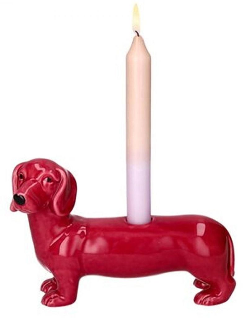 Gift Company Kerzenleuchter Mignon Dackel Rosa Produktbild 