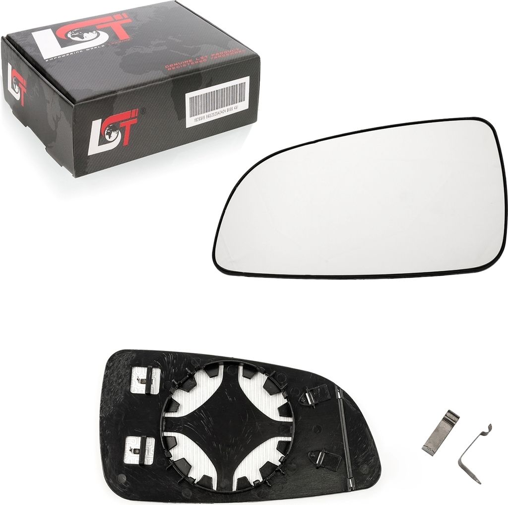 Außenspiegel Glas Spiegelglas beheizt konvex links für Opel Astra H bis 09/2009