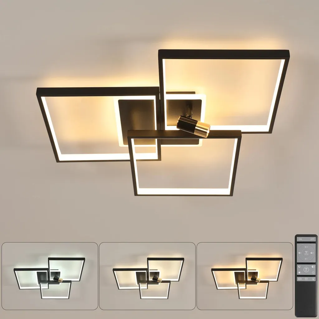 Luminaire de Plafond LED Moderne 39W à Intensité Variable - Série Horizon