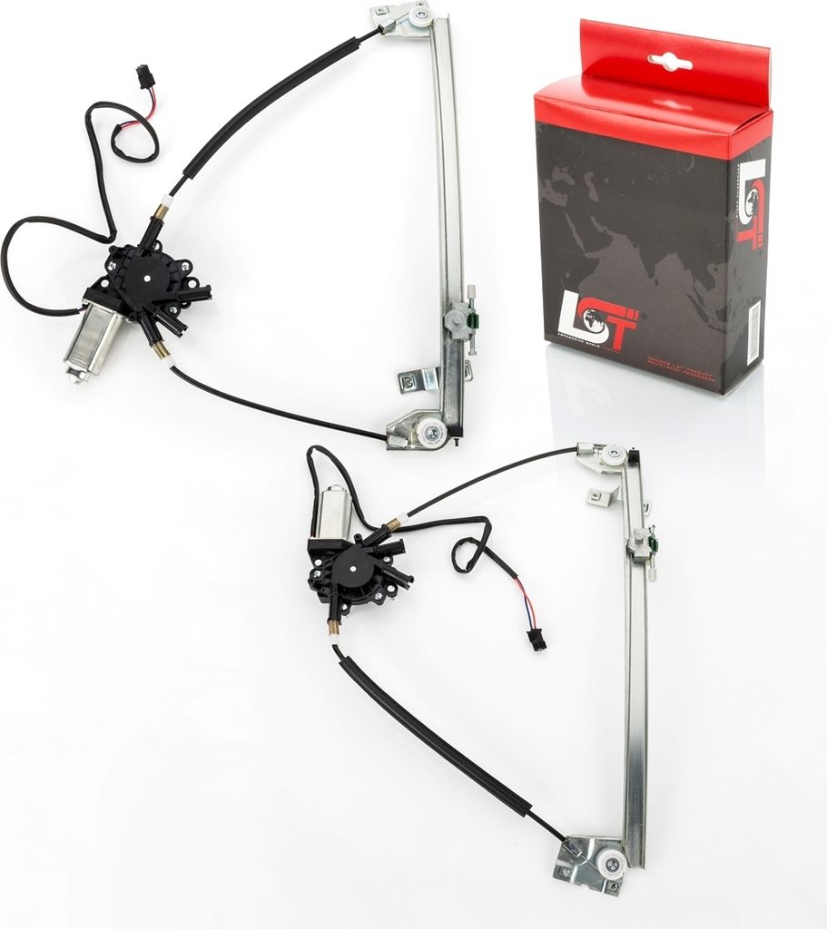 2x Elektrischer Fensterheber mit Motor vorne links rechts für AUDI 100 C3 200 V8