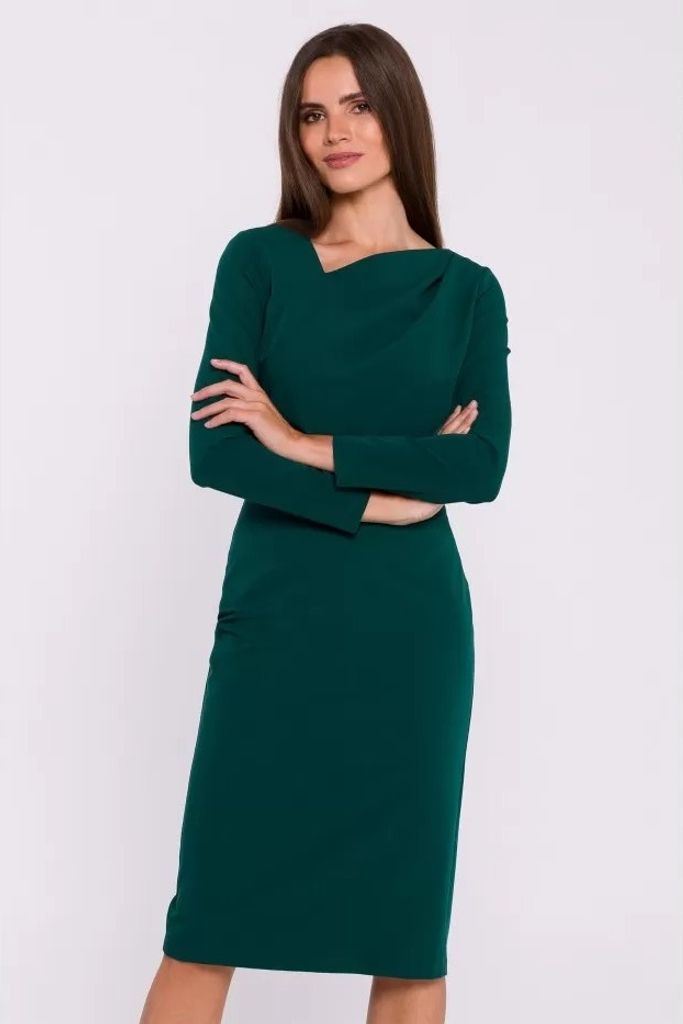 Stylove Midikleid für Frauen Uldrux S376 grün L