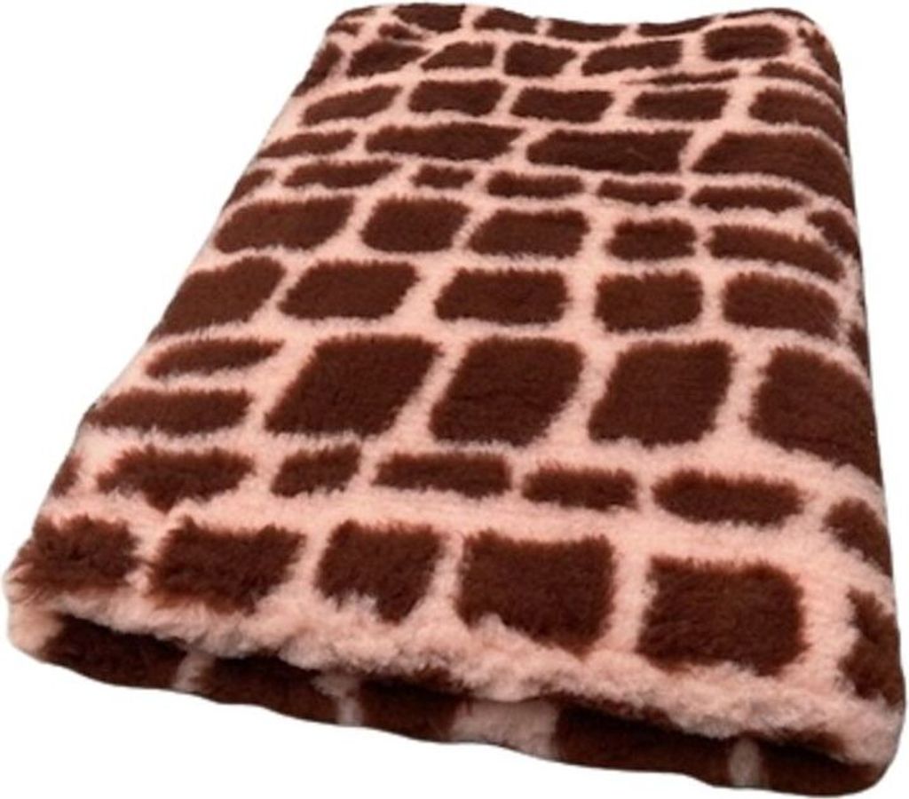 Vet Bed Hundedecke Krokodil pink-braun 150 x 100 cm