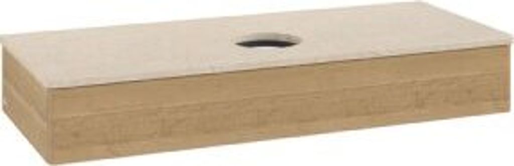 V&B Waschtischunterschrank ohne Frontstruktur Antao 120x19x50cm, WBP-farbe botti., honey oak