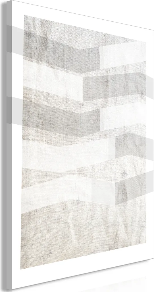 Decorazione Parete Astratta Chiaroscuro 80x120 - Stile Italiano Verticale