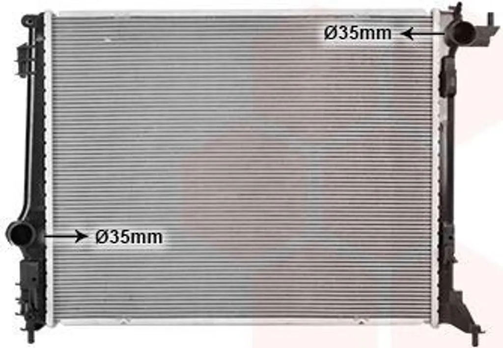 Radiateur de refroidissement moteur pour Renault Megane IV Hatchback