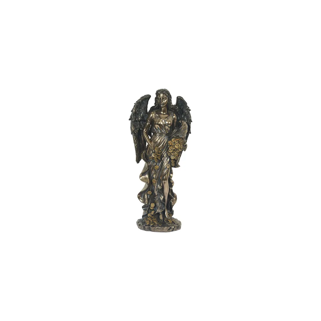 Statue en bronze Fortuna déesse de la chance - Sculpture déco 28cm