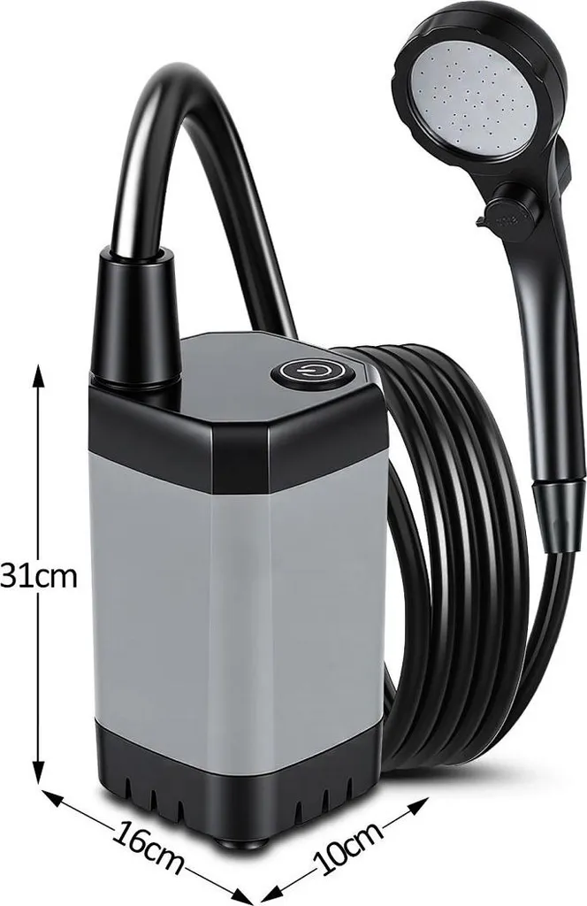 Izrielar Doccia Portatile 20L | Secchio Salvaspazio e Termometro LED - 2