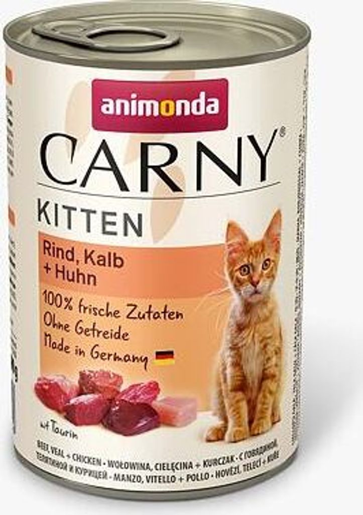 ANIMONDA konzerva CARNY Kitten - telecí + kuřecí + krůta Obrázek produktu 