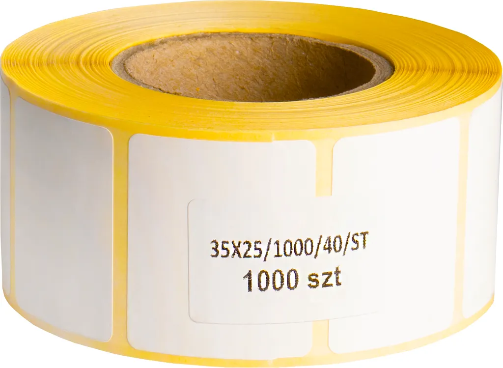 Étiquettes thermiques 35x25 blanches - 1000 pièces - Économiques et fiables