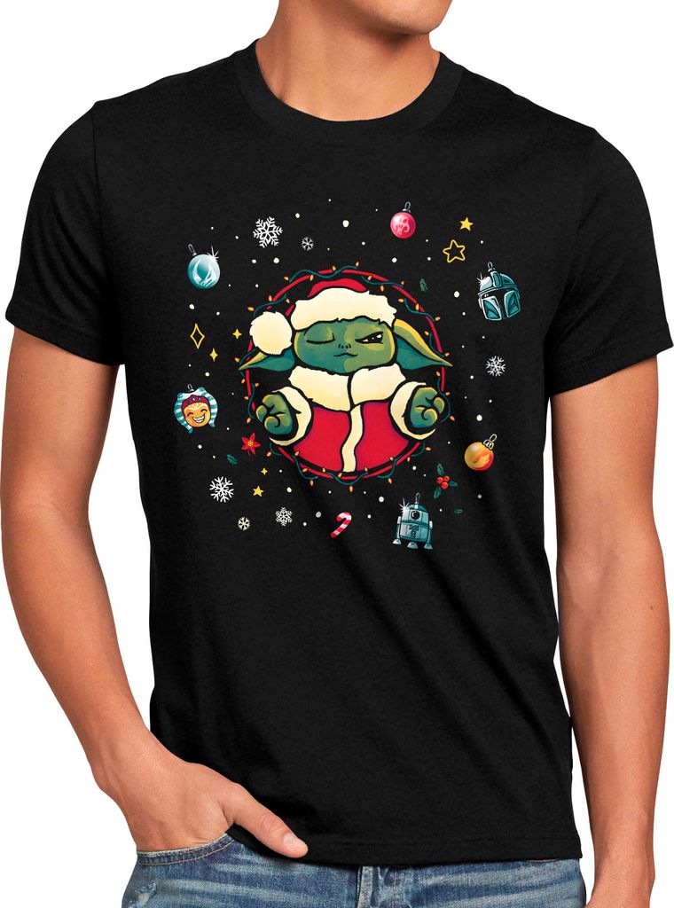 style3 Christmas Meditation Herren T-Shirt xmas weihnachten weihnachtspullover pulli ugly sweater strick