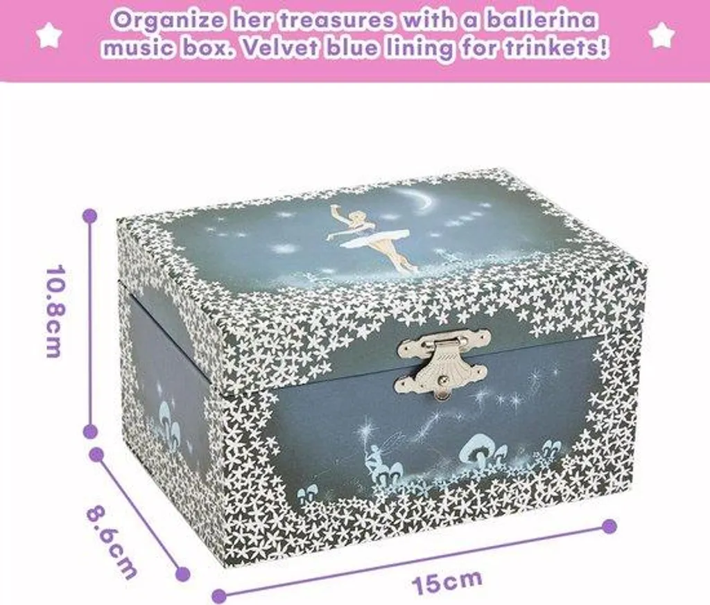 Cadeau Enfant : Coffret Musical Licorne avec Tiroir Secret de Rangement