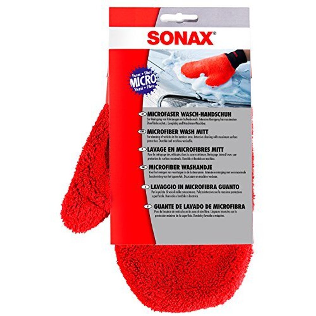 SONAX 04282000 SONAX Reinigungshandschuh Mikrofaser 40 °C Obrázok produktu 