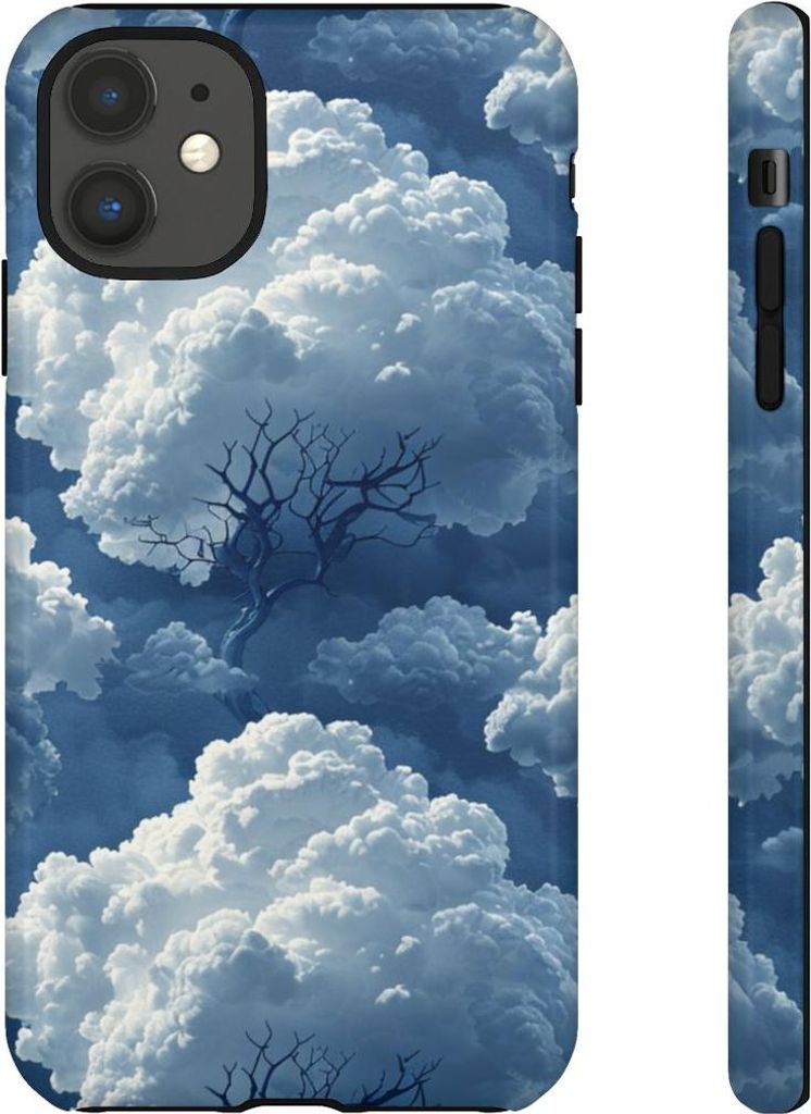 Traumhafte Wolken und Bäume – Hülle Kompatibel mit iPhone 11