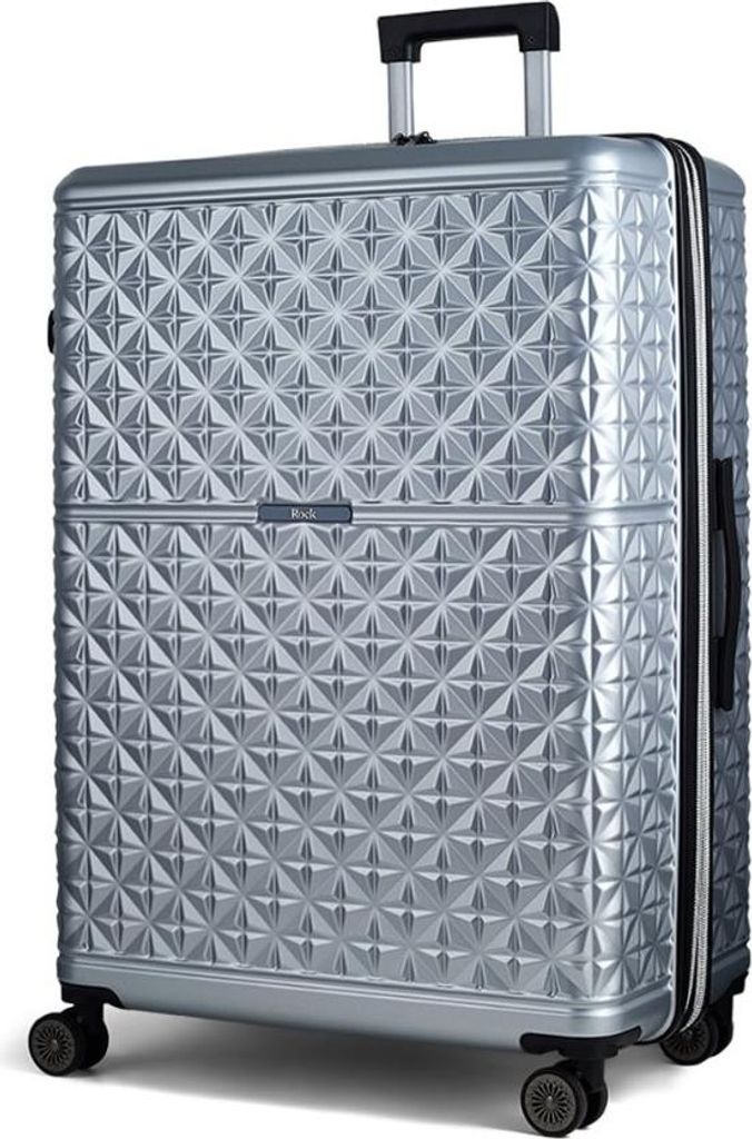 Kunststoffkoffer ROCK Maya L - silber