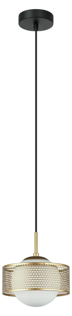 Suspension Italux LOMICA PND-55456-1M-GD luminaire design coloris doré
