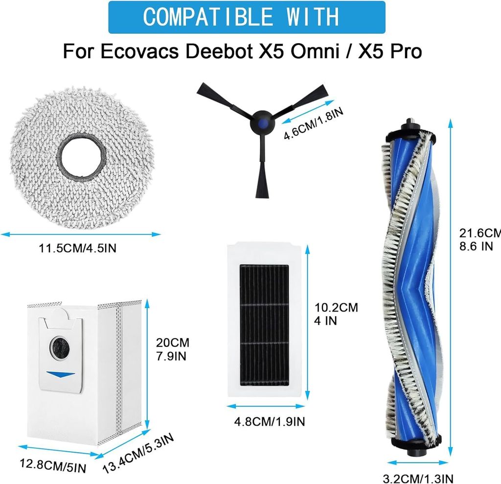 INF Príslušenstvo pre robotický vysávač Ecovacs Deebot X5 Obrázok produktu 7