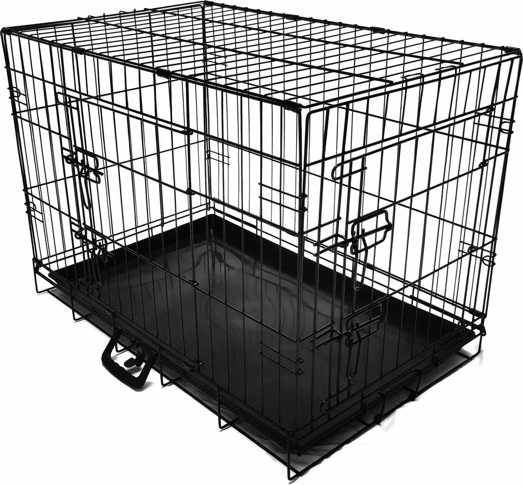 Gabbia Aga 77x48x55 cm per Cani e Gatti | Trasportino Metallo Professionale