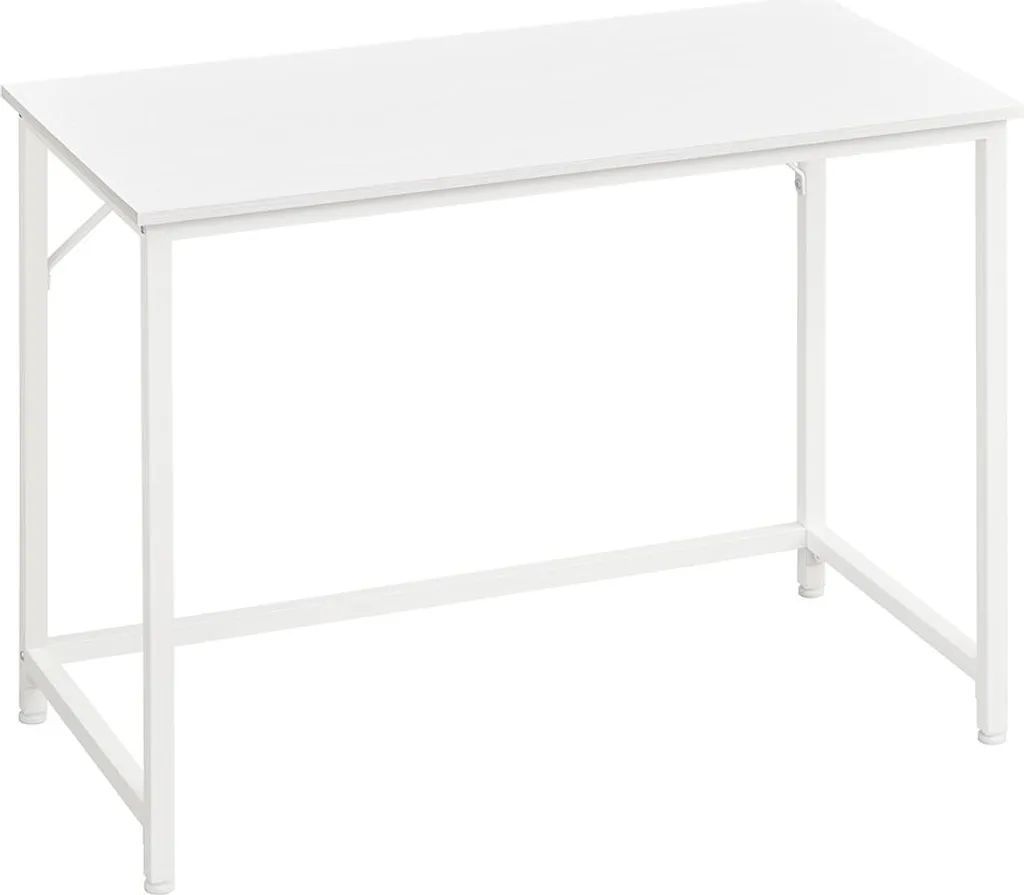 Petit bureau d'ordinateur industriel gris et noir pour studio et salon