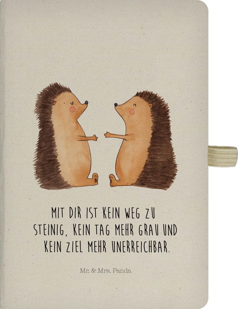 Mr. & Mrs. Panda Reisetagebuch Igel Liebe - Transparent - Geschenk, notizbuch, Verlobung, A5, Hochzeitstag, kariertes, Journal, Hochzeit, Tagebuch,...