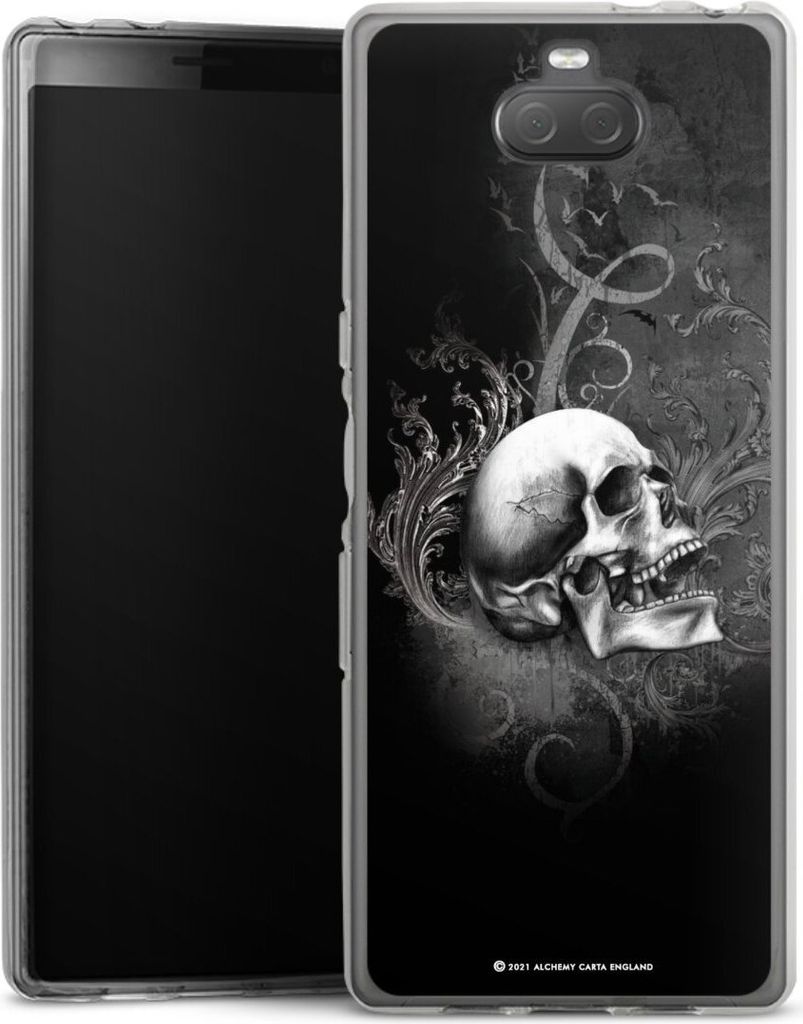 DeinDesign Handyhülle für Sony Xperia 10 Silikon Hülle Case Smartphone Schutzhülle Gothic Schädel Totenköpfe