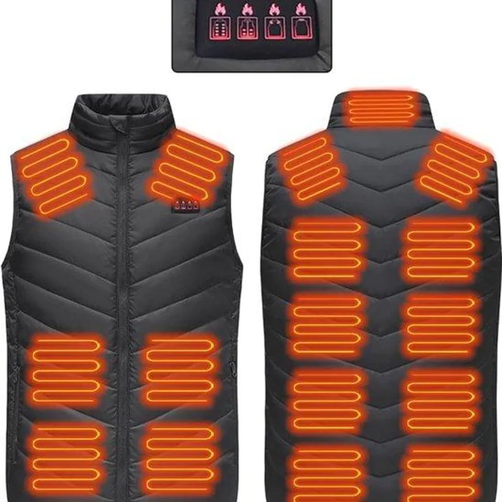 Veste chauffante électrique contre le froid intense, légère et isolante