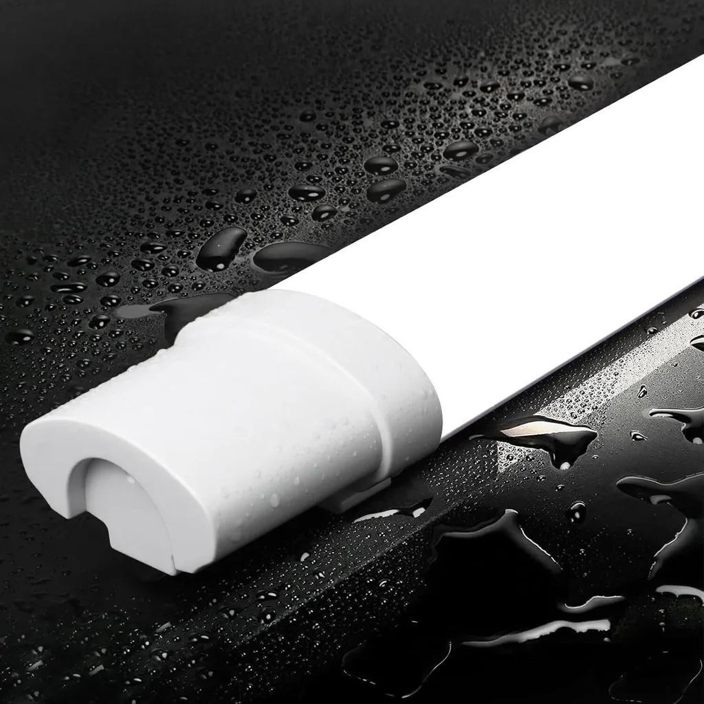 ZMH Plafoniera LED Officina 120cm 36W IP65 | Montaggio Facile 4000K