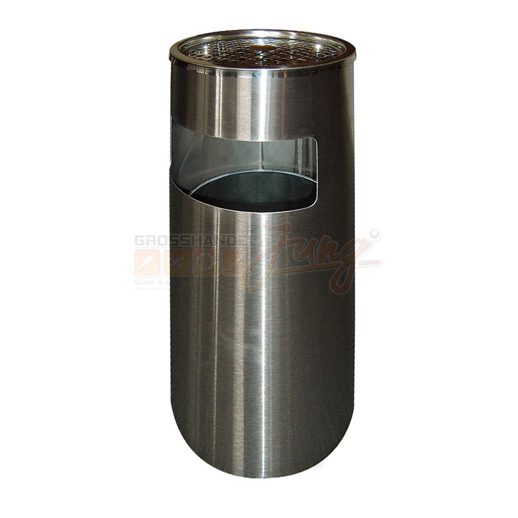 Aschenbecher mit Korb 25x61 cm, silber