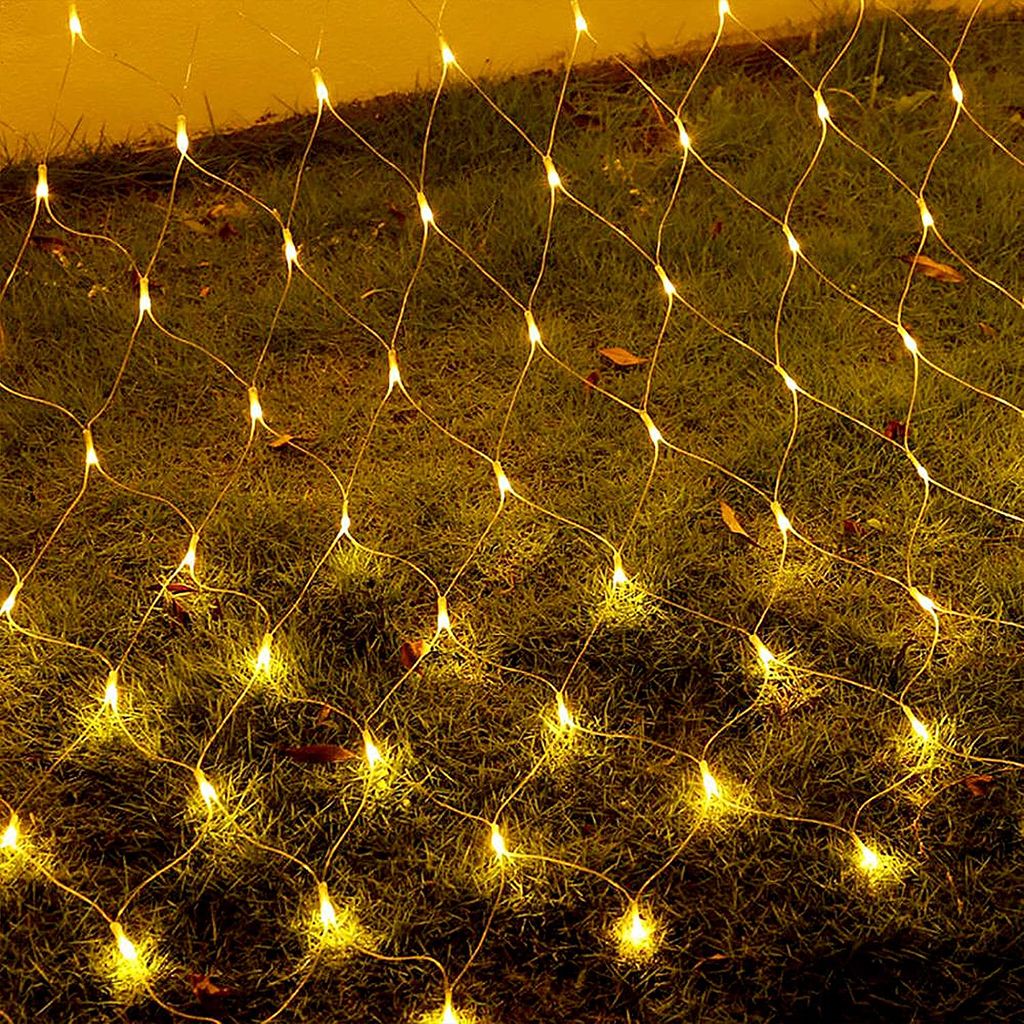 LED Lichternetz Lichtervorhang Lichterkette Beleuchtung Party Garten Innen  Außen